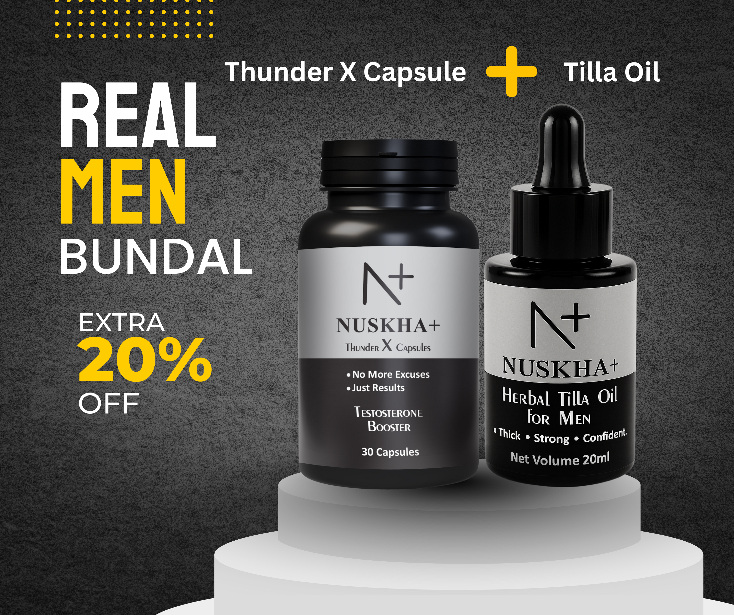 Nuskha Plus Thunder X Capsules-30